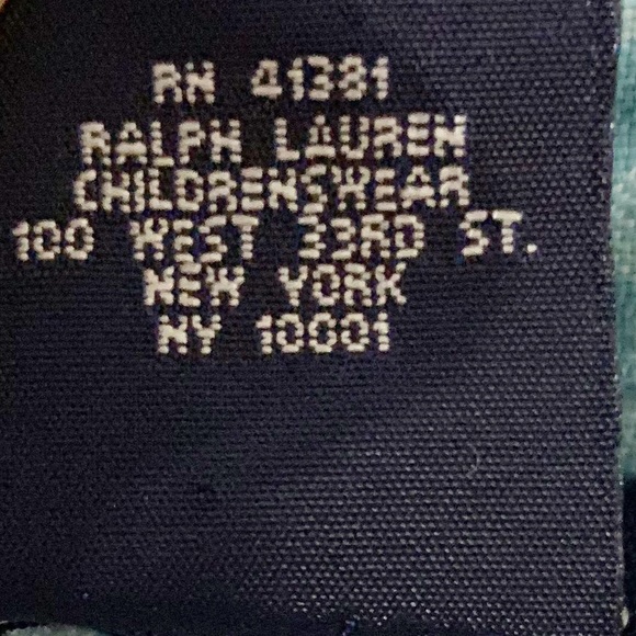 Ralph Lauren Gingham Print Button Front Shirt Dress Ruffled Hem Half Tab Sleeves - Picture 13 of 13